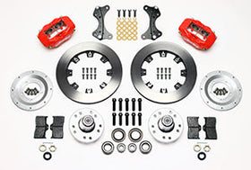 Wilwood Forged Dynalite Front Kit 12.19in Red WWE ProSpindle - 0