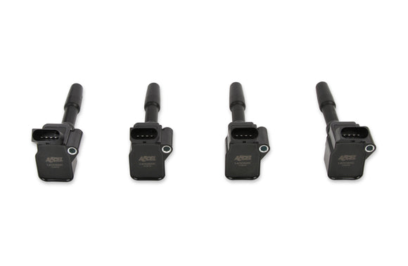 Accel Ignition Coil Pack For Audi/VW 1.8T & 2.0T (Black) - Set Of 4