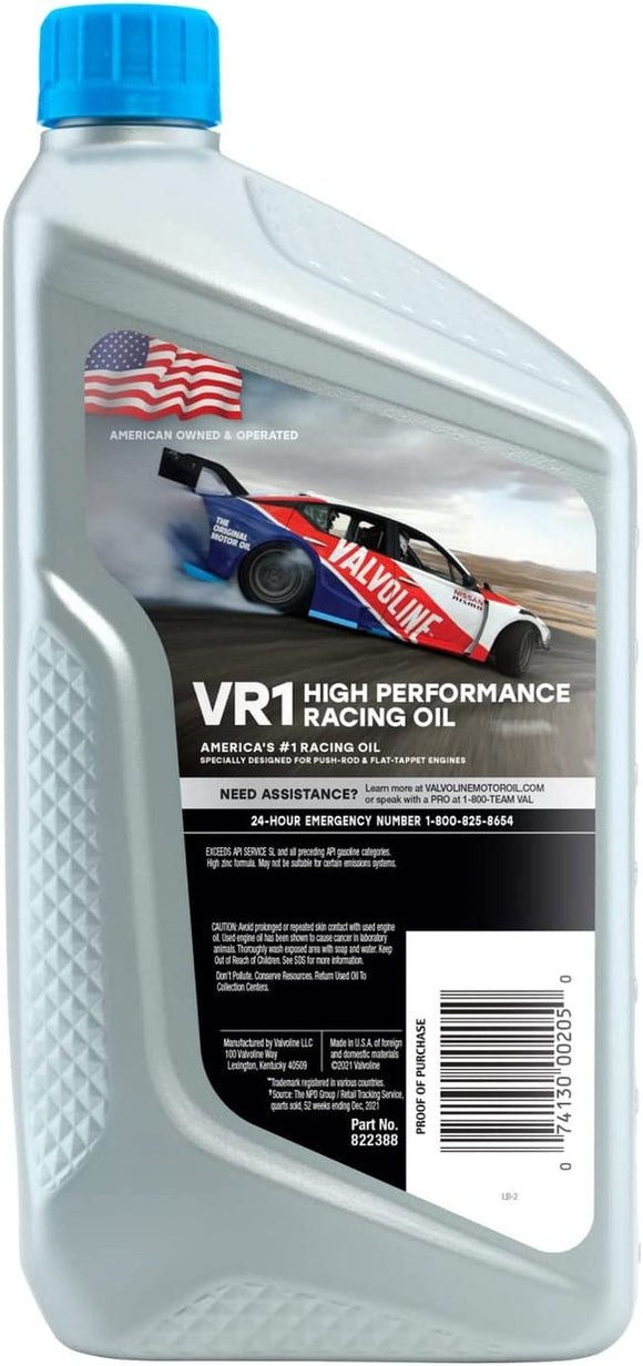 DETROIT SPEED VALVOLINE VR1 10W-30 MOTOR OIL (QUART)