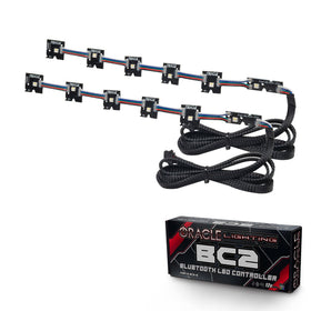 Oracle 14-21 Infiniti Q50 RGB+W Headlight Halo Upgrade Kit - ColorSHIFT w/o Controller SEE WARRANTY