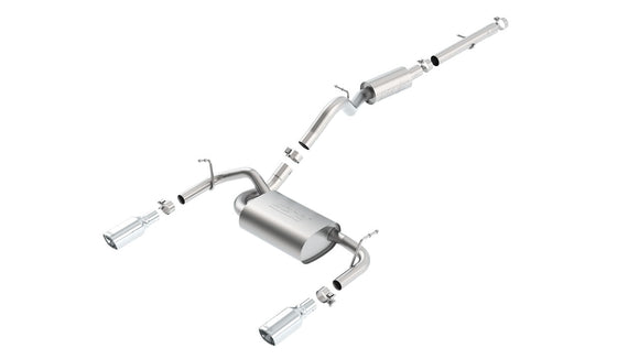 2012-2018 Jeep Wrangler Cat-Back Exhaust System Touring