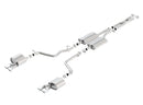 Borla 11-14 Dodge Challenger 3.6L AT/MT RWD 2Dr Single Split Rear Exit Rectangle Tip Catback Exhaust-1