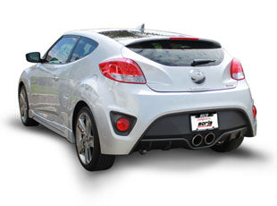 Borla 13-15 Hyundai Veloster Turbo 1.6L AT/MT FWD 2dr Dual Center Rear Exit Cat-Back Exhaust - 0