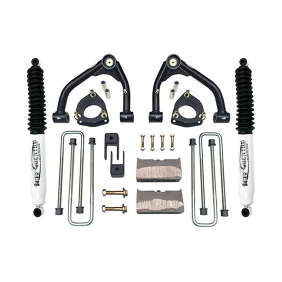 Tuff Country 07-18 Chevy Silverado 1500 2wd 4in Lift Kit (w/1 Pc OE Cast Stl Up Arms SX8000)