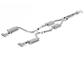 Borla 15-16 Dodge Challenger R/T 5.7L Dual Rectangle Angle Cut Dual Split Rear Exit S-Type Exhaust