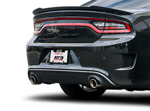 Borla 2015 Dodge Charger Hellcat 6.2L V8 ATAK Catback Exhaust w/ Valves No Tips Factory Valance - 0