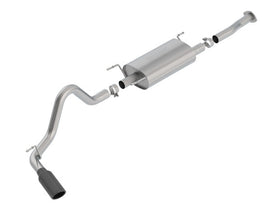 Borla 16-18 Toyota Tacoma 3.5L AT 4DR CC Short Bed S-Type SS Catback Exhaust - Black Chrome Tip