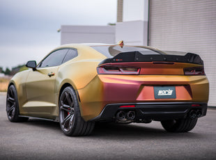 CAMARO SS '16 6.2L AT/MT 3.00",2.25" S-TYPE W/O NPP, D RD CFBA AC SR TIP:4"X5.62,CF TIPS BLK ANO