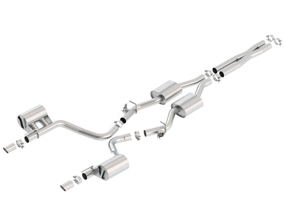 300/CHARGER RT 2017 5.7L AT/MT RWD 4DR 2.75" "S-TYPE" W/VALVE SIM. S RD AC SR FACTORY BEZEL, NO TIP