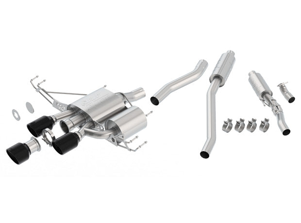 Borla 17-18 Honda Civic Type-R FK8 ATAK Cat-Back Exhaust w/ Ceramic Black Tips