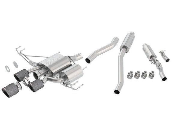 Borla 17-18 Honda Civic Type R 2.0L 2.75in Atak Adjustable Catback Exhaust (Carbon Fiber Black Tip)