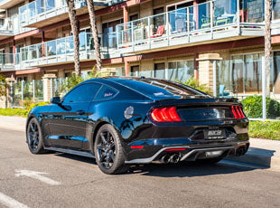 Borla 2018 Ford Mustang GT 5.0L AT/MT 3in S-Type Catback Exhaust w/ Valves (Carbon Fiber Black Tip)