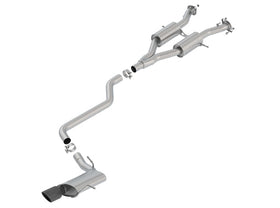 Borla 14-18 Jeep Grand Cherokee 3.6L V6 AWD AT 4DR 2.50in S-TYPE Cat-Back Exhaust Black Chrome Tip