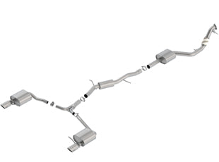 A4 QUATTRO 17-19 2.0L S-TYPE STAINLESS BRUSHED TIP