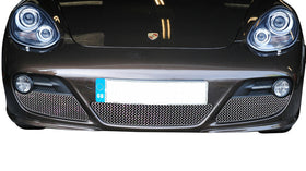 Zunsport Porsche Cayman 987.2 Full Front Grille Set (Manual/PDK) - Silver finish