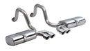 Corsa 1997-2004 Chevrolet Corvette C5 Z06 5.7L V8 Polished Sport Axle-Back Exhaust-1