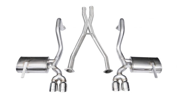 Corsa 1997-2004 Chevrolet Corvette C5 Z06 5.7L V8 Polished Xtreme Cat-Back + XO Exhaust