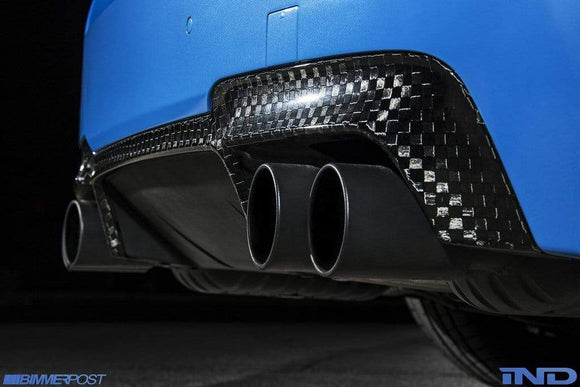 RKP BMW F10 M5 Carbon Front Lip - Checkerboard Weave