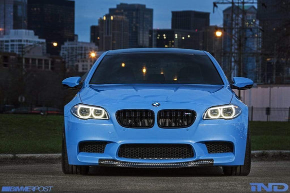 RKP BMW F10 M5 Carbon Front Lip - Checkerboard Weave