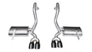 Corsa 1997-2004 Chevrolet Corvette C5 Z06 5.7L V8 Xtreme Axle-Back Exhaust w/ Black Tips-1