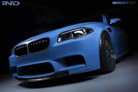 RKP BMW F10 M5 Carbon Front Lip - Checkerboard Weave