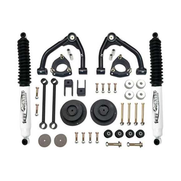 Tuff Country 14-18 Suburban 1500 4x4 4in Lift Kit (Alum/Stmpd 2 Pc Stl Up Cntrl Arm SX8000)