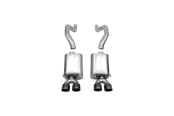 Corsa 2006-2013 Chevrolet Corvette C6 Z06 7.0L V8 Black Sport Axle-Back Exhaust