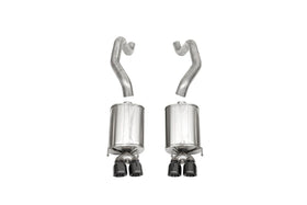 Corsa 2005-2007 Chevrolet Corvette C6 6.0L V8 Black Xtreme Axle-Back Exhaust