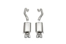Corsa 2005-2007 Chevrolet Corvette C6 6.0L V8 Polished Sport Axle-Back Exhaust-1