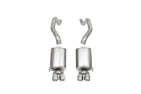 Corsa 2005-2007 Chevrolet Corvette C6 6.0L V8 Polished Sport Axle-Back Exhaust