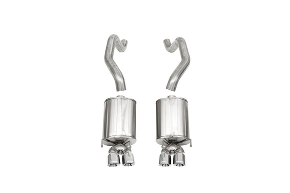 Corsa 2005-2007 Chevrolet Corvette C6 6.0L V8 Polished Sport Axle-Back Exhaust