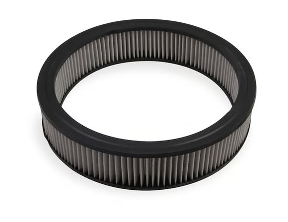 Mr. Gasket Air Filter - Replacement - 14 Inch x 3 Inch - White Washable