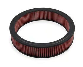 Mr. Gasket Air Filter - Replacement - 14 Inch x 3 Inch - Red Washable