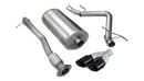 Corsa 2007-2008 Chevrolet Silverado Crew Cab/Short Bed 1500 5.3L V8 Black Sport Cat-Back Exhaust-1