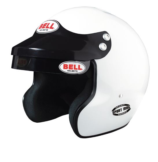 Bell Sport Mag SA2020 V15 Brus Helmet-- Size 65-66 (White)