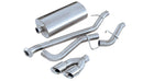 Corsa 1999-2006 GMC Sierra Reg. Cab/Short Bed 1500 4.8L V8 Polished Sport Cat-Back Exhaust-1