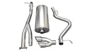 Corsa 2003-2007 Chevrolet Silverado Short Bed SS 6.0L V8 Polished Sport Cat-Back Exhaust-1