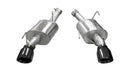 Corsa 2005-2010 Ford Mustang Shelby GT500 5.4L V8 Black Xtreme Axle-Back Exhaust-1