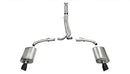 Corsa 2010-2019 Ford Taurus SHO 3.5L V6 Turbo Sport Cat-Back Exhaust w/ Dual 4in Black Tips-1