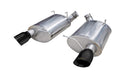 Corsa 2011-2012 Ford Mustang Shelby GT500 5.4L V8 Sport Axle-Back Exhaust w/ Black Tips-1