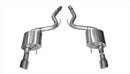 Corsa 2015-2017 Ford Mustang GT 5.0 3in Axle Back Exhaust Polish Dual 4.5in Tip Sport-1