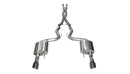 Corsa 15-17 Ford Mustang GT Coupe 5.0L 3in Xtreme Cat-Back Exhaust Dual Rear Exit w/ Gun Metal Tips-1