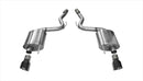 Corsa 2015-2017 Ford Mustang GT 5.0 3in Axle Back Exhaust Black Dual Tips (Touring)-1