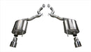 Corsa 15-16 Ford Mustang GT Convertible 5.0L V8 Polished Sport Axle-Back Exhaust-1