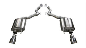 Corsa 15-16 Ford Mustang GT Convertible 5.0L V8 Polished Sport Axle-Back Exhaust