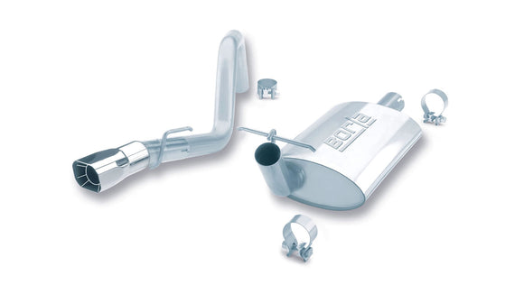 Borla 91-95 Jeep Wrangler YJ 4.0L 6cyl 4WD 2Dr SS Single Rigth Rear Exit Cat-Back Exhaust