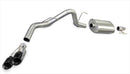Corsa 2011-2014 Ford F-150 EcoBoost 3.5L V6 Black Sport Cat-Back Exhaust-1