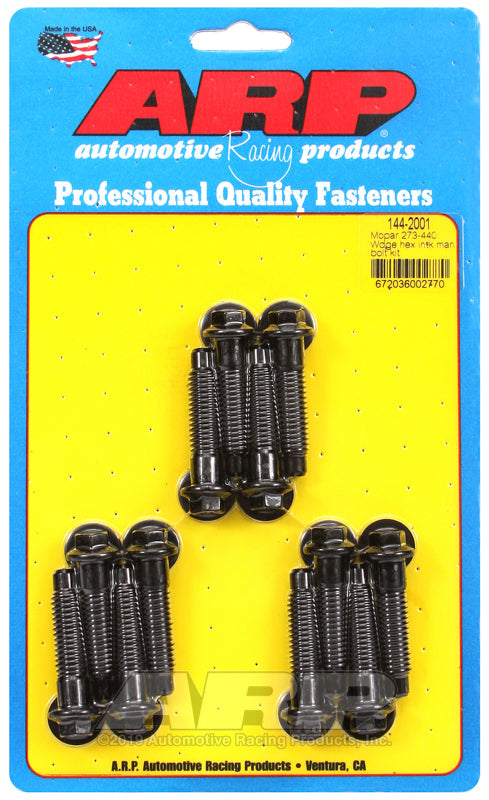 ARP Mopar 273-440 Wedge Hex Intake Manifold Bolt Kit