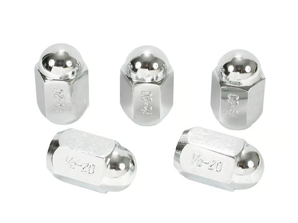 Mr. Gasket Lug Nuts - 1/2 Inch Chrome Plated