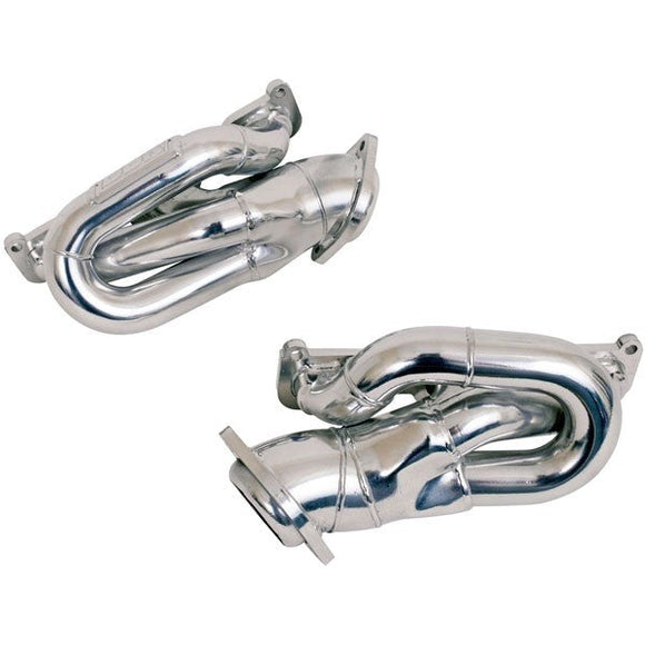 BBK 11-15 Mustang 3.7 V6 Shorty Tuned Length Exhaust Headers - 1-5/8 Silver Ceramic